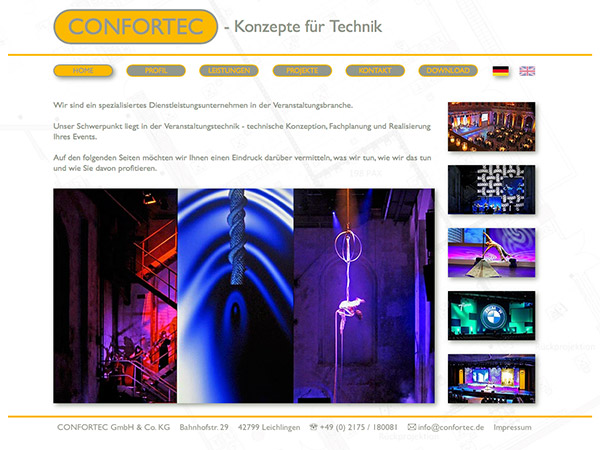 Website CONFORTEC