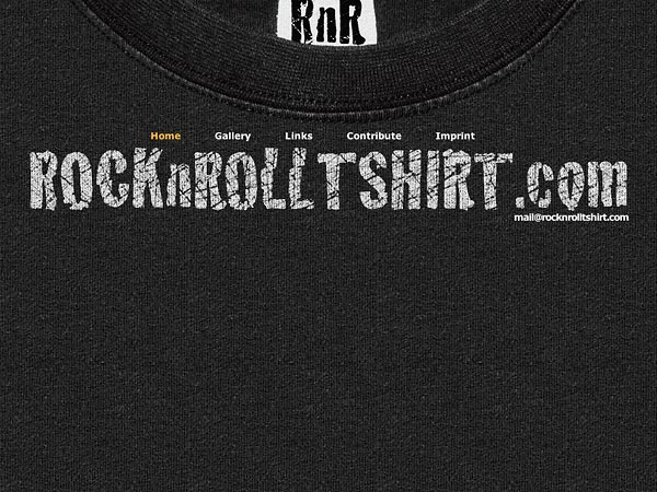 Website Rock'n'Roll T-shirt