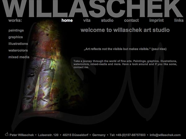 Website Willaschek Art Studio